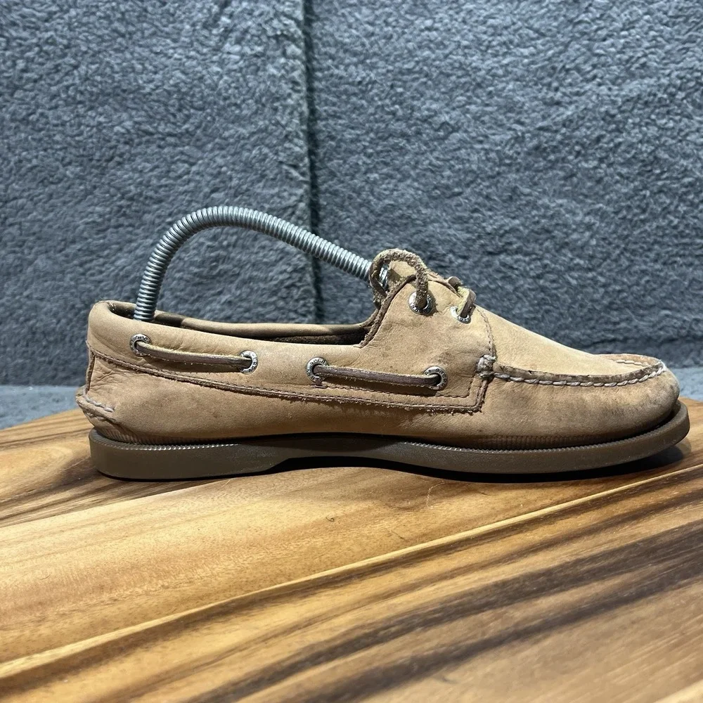 Sperry Men's Authentic Original Canvas Sperry Top Sider Shoe‎ Slip On Size 7.5M